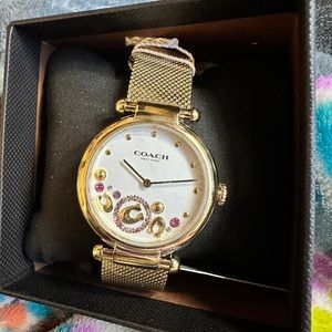 Women’s Cary Gold Coach Watch